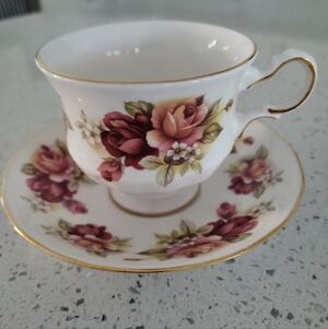 Queen Anne Teacup and Saucer